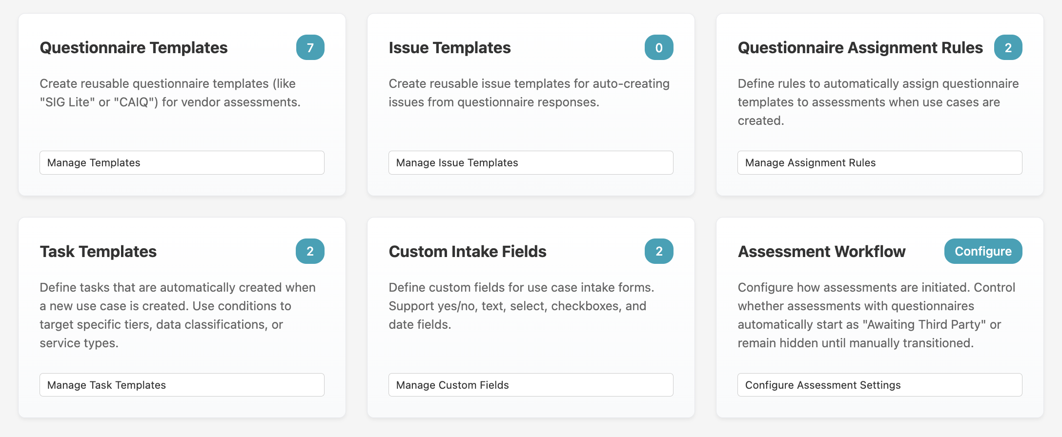 Workflow Configuration